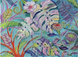 Needlepoint Handpainted PLD Designs Beachside Blooms 12x16