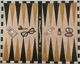 Needlepoint Handpainted Gayla Elliot Beauty Backgammon Board 20x16