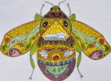 Needlepoint Handpainted Danji Bee w/ Stitch Guide 11x8
