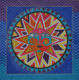Needlepoint Handpainted Danji Celestial Dreams Laurel Burch 14x14