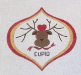 Needlepoint Handpainted Raymond Crawford Rudolph Ornament ~ Choose from All