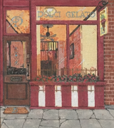 Needlepoint Handpainted Sandra Gilmore Gelato 9x10