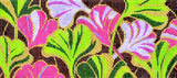 Needlepoint Handpainted Lee BB Canvas Ginko Leaves 6 x 2.75"