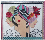 Needlepoint Handpainted CBK Hat Trick Trio
