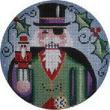 Needlepoint Handpainted Rebecca Wood Herr Drosselmeyer 4"