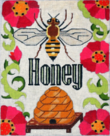 Needlepoint Handpainted Melissa Prince Honey 8x10