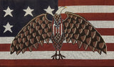 Needlepoint Handpainted Cooper Oaks Liberty Eagle 17x10