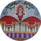 Needlepoint Handpainted Rebecca Wood Mother Ginger 4"