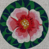 Needlepoint Handpainted Colors of Praise IN304 Peony 3"
