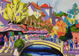 Needlepoint Handpainted PLD Designs Provence France 8x11