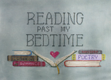 Needlepoint Handpainted Sandra Gilmore Reading 14x10