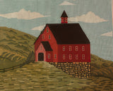 Needlepoint Handpainted Cooper Oaks Red Barn 10x12
