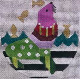 Needlepoint Handpainted Melissa Prince Sea Lion 4"