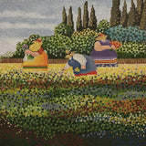 Needlepoint Handpainted Cooper Oaks Spring Gathering 12x12