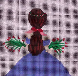 Needlepoint Handpainted Suzie Vallerie Sweet Spring w/ Stitch Guide
