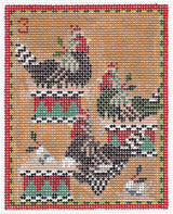 Needlepoint Handpainted Kelly Clark 12 Days of Christmas 4x5