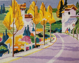 Needlepoint Handpainted PLD Designs Umbria Light 8x11