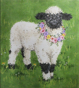 Needlepoint Handpainted Sandra Gilmore Very Valais 9x10