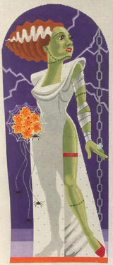 Needlepoint Handpainted Labors of Love Franks Bride 6x15