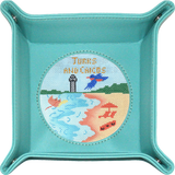 Lee Leather Snap Tray Large 8x8 - Choose Color - Canvas Sold Separately