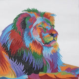 Needlepoint Handpainted PLD Designs Lion 10x10