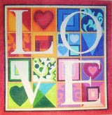 Needlepoint Handpainted Raymond Crawford Love Large 12x12