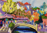 Needlepoint Handpainted PLD Designs Provence France 8x11
