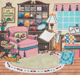 Handpainted Needlepoint Sandra Gilmore Stitching Haven 12x13