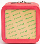 Needlepoint Rachel Barri Leather Jewelry Box 5" Self-Finishing
