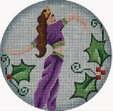 Needlepoint Handpainted Rebecca Wood Arabian Dancer 4"