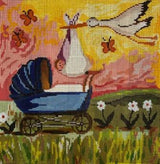 Needlepoint Handpainted Cooper Oaks Blessings 10x10