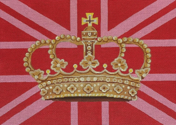 Needlepoint Handpainted Colors of Praise British Flag 16x11