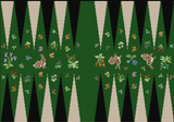Needlepoint Handpainted Susan Roberts Backgammon Board Cluny
