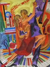 Needlepoint Handpainted PLD Designs Dancing with Stars Salsa