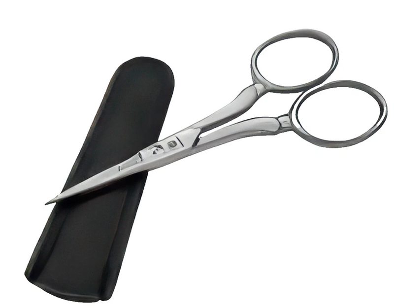 Dovo Embroidery Scissors Anne 3.5" w/ Leather Sheath Germany
