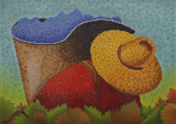 Needlepoint Handpainted Cooper Oaks Early Morning Harvest 14x10