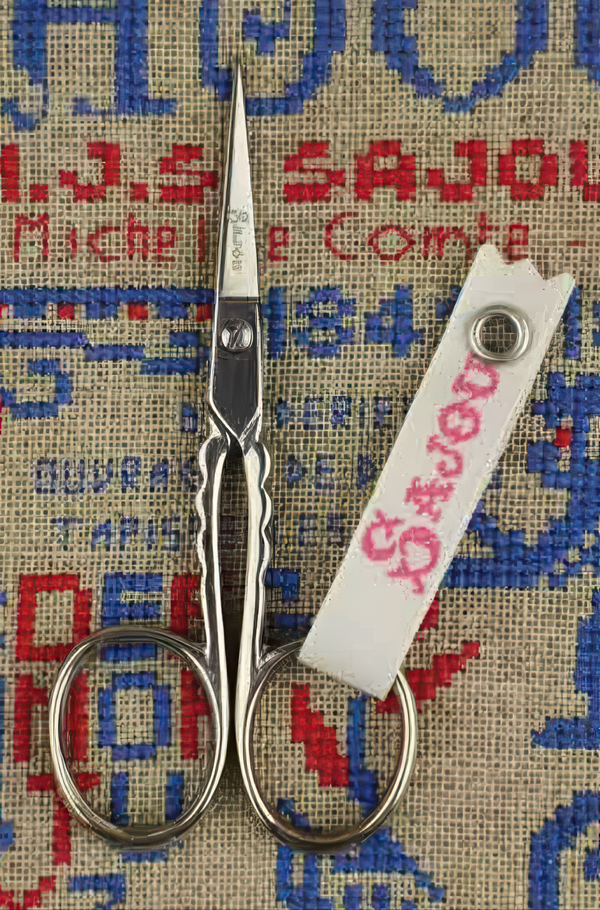 Sajou Embroidery Scissors Scallop Nickel Plated 3.5"