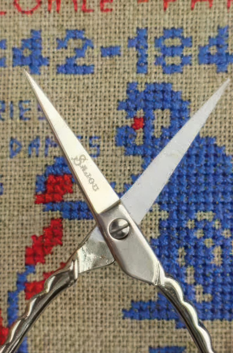 Sajou Embroidery Scissors Scallop Nickel Plated 3.5"