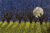 Needlepoint Handpainted Cooper Oaks Full Moon 18x12