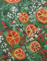 Needlepoint HandPainted Cooper Oaks Holiday Potpourri 8x10