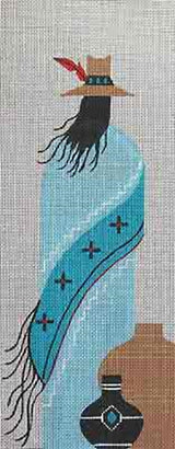 Needlepoint Handpainted Sundance Designs Joe w/Stitch Guide 5x14