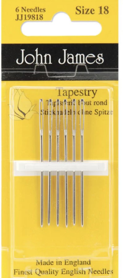 John James Tapestry Needles Pack of 6 #22