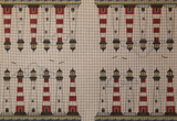 Needlepoint Handpainted Liz Goodrick Dillon Lighthouse Backgammon