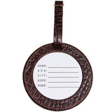 Lee Luggage ID Tag Leather ~ Choose Your Color!!