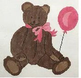 Needlepoint Handpainted Jean Smith My Sweet Teddy 10x10
