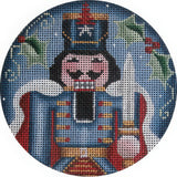 Needlepoint Handpainted Rebecca Wood Nutcracker Prince 4"