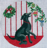 Needlepoint Handpainted Tina Griffin Peak's Wish 4"