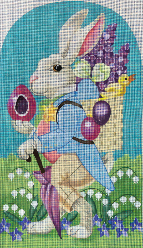 Needlepoint Handpainted Peter Labors of Love 11x18