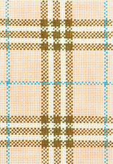 Needlepoint Handpainted Lee BC Canvas Pink Plaid 3.5 x 5