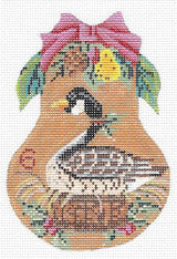 Needlepoint Handpainted Kelly Clark 12 Days of Christmas Pears Choose Canvas + Stitch Guides!!